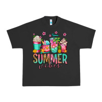 Pigment Black summer vibes coffee cups Urban Heavy Tee - Jasminsmagicworld