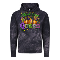 Cloud Black mardi gras queen Vintage Hoodie - FaDigitalArtStudio