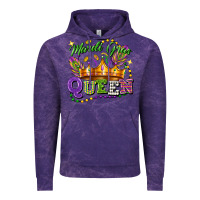 Cloud Purple mardi gras queen Vintage Hoodie - FaDigitalArtStudio