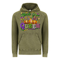 Vintage Olive mardi gras queen Vintage Hoodie - FaDigitalArtStudio