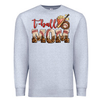 Heather Grey t ball mom Premium Sweatshirt - AdoDesignShop