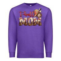 Purple t ball mom Premium Sweatshirt - AdoDesignShop