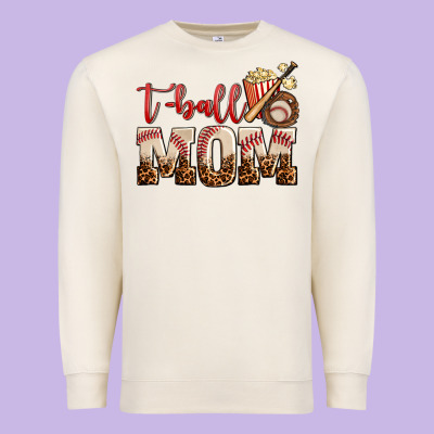 T Ball Mom Premium Sweatshirt Designed By Adodesignshop