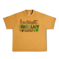 Peanut Butter St. Patrick's Luckiest lunch lady ever Urban Heavy Tee - OliviaCreatesArt