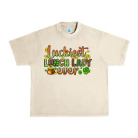 Sandshell St. Patrick's Luckiest lunch lady ever Urban Heavy Tee - OliviaCreatesArt