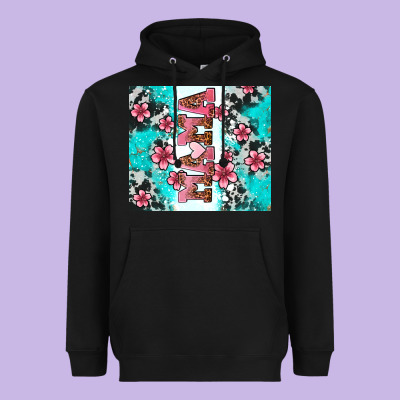 Floral Mama Heavyweight Hoodie Designed By Adodesignshop