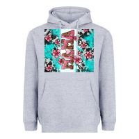 Heather Grey floral mama Heavyweight Hoodie - AdoDesignShop