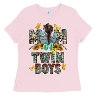 Bubblegum Pink mom of twin boys mother's day Ladies Tee - CowGirlArtShop