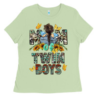 Matcha mom of twin boys mother's day Ladies Tee - CowGirlArtShop