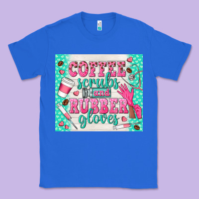 Coffee Scrubs And Rubber Gloves Classic Tee Designed By Tumblerdesignbyshophia
