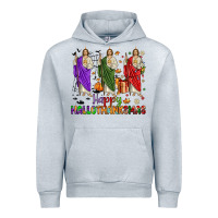 Heather Grey san judas happy  hallothanksmas Urban Hoodie - JahusDesignShop