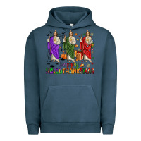 Pigment Midnight Navy san judas happy  hallothanksmas Urban Hoodie - JahusDesignShop