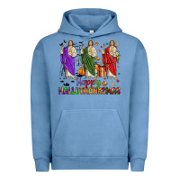 Pigment Pebble Blue san judas happy  hallothanksmas Urban Hoodie - JahusDesignShop
