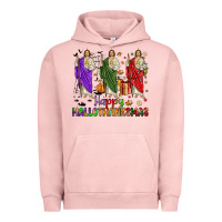 Pigment Salmon san judas happy  hallothanksmas Urban Hoodie - JahusDesignShop