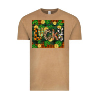 Vintage Camel st patricks day lucky clover and coins Vintage Tee - CowGirlArtShop