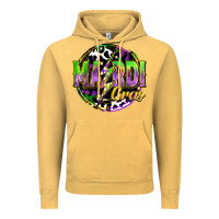 Vintage Mustard mardi gras lightning Vintage Hoodie - FaDigitalArtStudio