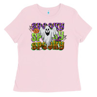 Bubblegum Pink spooky spooky spooky Ladies Tee - CowGirlArtShop