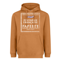 Meerkat papeete tahiti passport stamp vacation travel t shirt Heavyweight Hoodie - maiPhamDesign