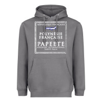 Storm papeete tahiti passport stamp vacation travel t shirt Heavyweight Hoodie - maiPhamDesign