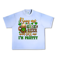 Grape Ice Buy me green beer and tell me i'm pretty Urban Heavy Tee - OliviaCreatesArt
