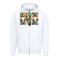 White show mom donkey Zipper Hoodie - BarkalooDesign