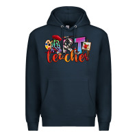 Navy art teacher Premium Hoodie - RanaPortraitStore