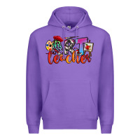 Purple art teacher Premium Hoodie - RanaPortraitStore