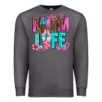 Charcoal Heather mom life Premium Sweatshirt - AdoDesignShop
