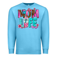 Ocean Blue mom life Premium Sweatshirt - AdoDesignShop