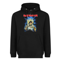 Black iron meowden classic cute cat love animal outfits halloween Heavyweight Hoodie - maiPhamDesign