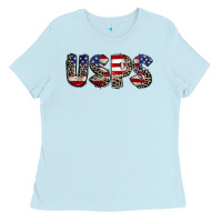 Baby Blue usps 4th of july Ladies Tee - CowGirlArtShop