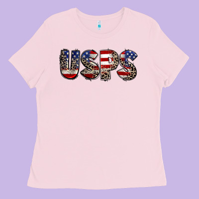 Usps 4th Of July Ladies Tee Designed By Cowgirlartshop