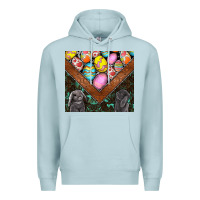 Blue Mist easter Premium Hoodie - CowhideDigitalArt