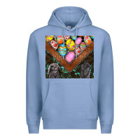Colony Blue easter Premium Hoodie - CowhideDigitalArt