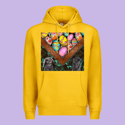 Easter Premium Hoodie Designed By Cowhidedigitalart