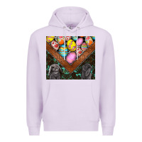 Lilac easter Premium Hoodie - CowhideDigitalArt
