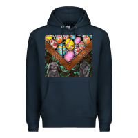 Navy easter Premium Hoodie - CowhideDigitalArt