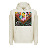 Oatmeal Heather easter Premium Hoodie - CowhideDigitalArt