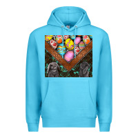 Ocean Blue easter Premium Hoodie - CowhideDigitalArt