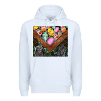 White easter Premium Hoodie - CowhideDigitalArt