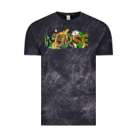 Cloud Black St. Patrick's Day Nurse Vintage Tee - CowGirlArtShop