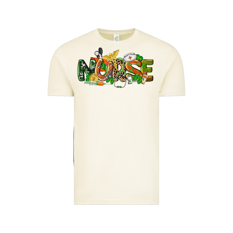 St. Patrick's Day Nurse Vintage Tee by CowGirlArtShop | Teevron