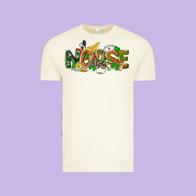 St. Patrick's Day Nurse Vintage Tee Designed By Cowgirlartshop