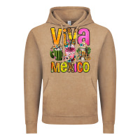 Vintage Coffee viva mexico mexican coffee cups Vintage Hoodie - FaDigitalArtStudio