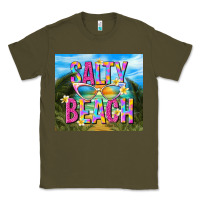 Army Green salty beach Classic Tee - TumblerDesignByShophia