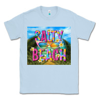 Dusty Blue salty beach Classic Tee - TumblerDesignByShophia