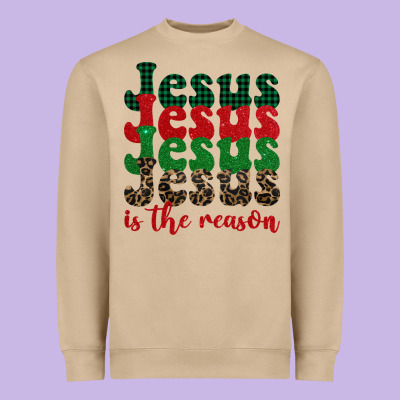 Jesus Is The Reason Heavyweight Sweatshirt Designed By Barkaloodesign