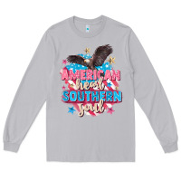 Moon Dust American heart southern soul 4th of july Long Sleeve Tee - FaDigitalArtStudio