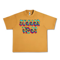 Peanut Butter summer vibes tie dye doodle Urban Heavy Tee - CowCowDesign