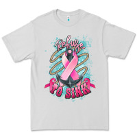 Dove Grey Refuse to sink Cancer anchor Cancer Awareness Premium Tee - HowdyJamesFarm